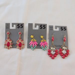 NWT Dangle Chandelier Earring Lot